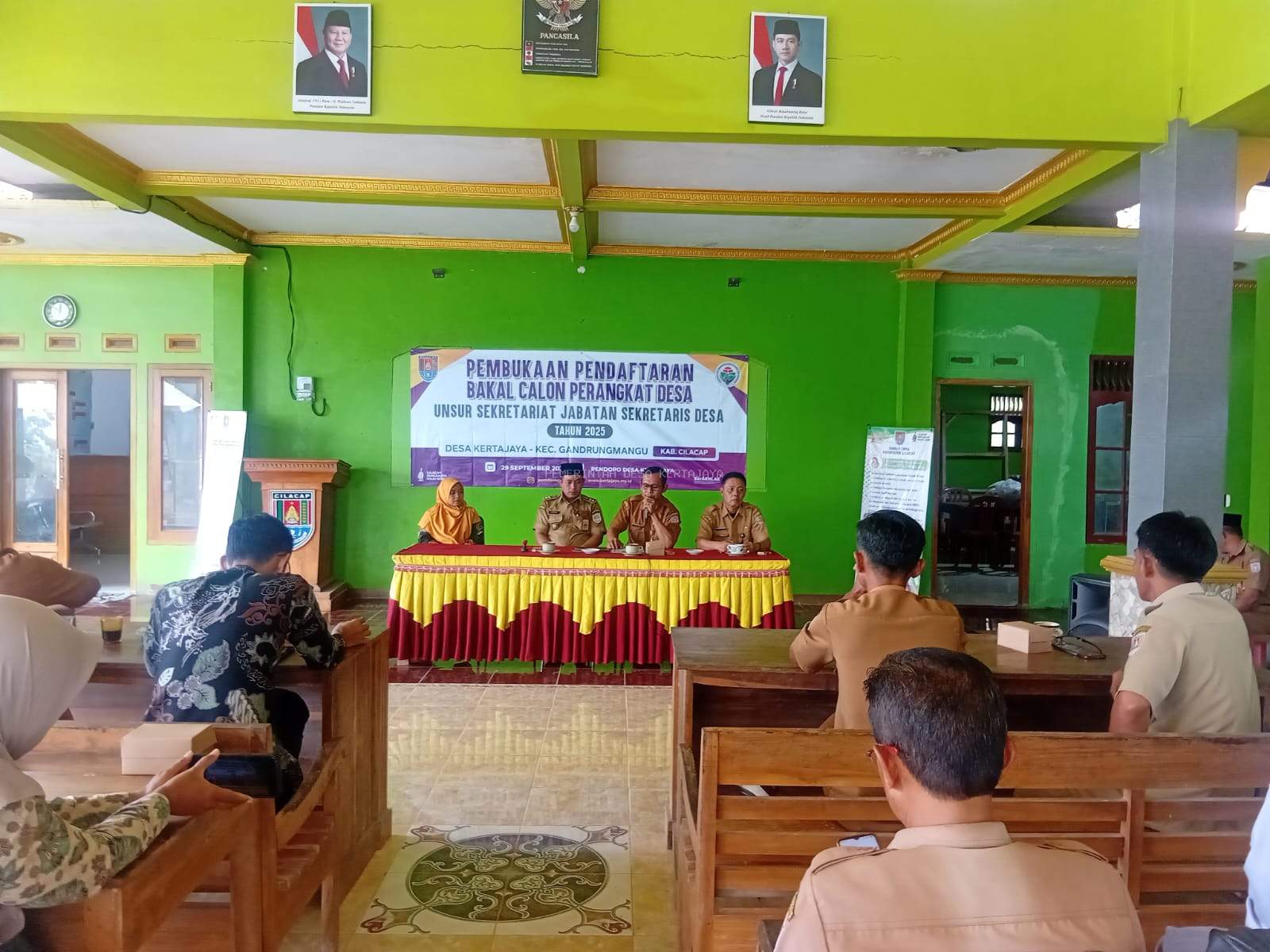 Pembukaan Pendaftaran Bakal Calon Perangkat Desa